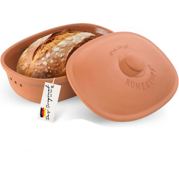 Römertopf Brot Frische Topf MEDI Terracotta 9185181 Made in Germany
