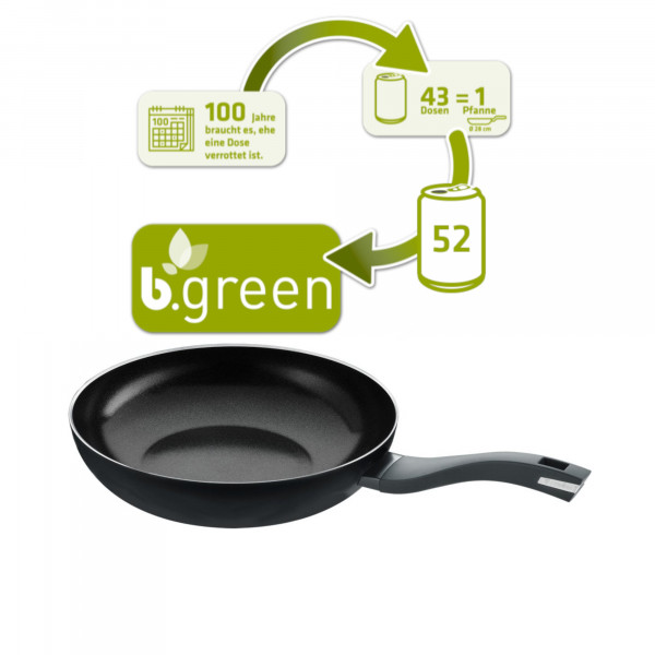Berndes b.green Alu Recycled Induction Wokpfanne 28 cm