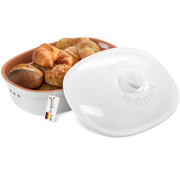 Römertopf Brot Frische Topf MAXI Weiß 9185311 Made in Germany