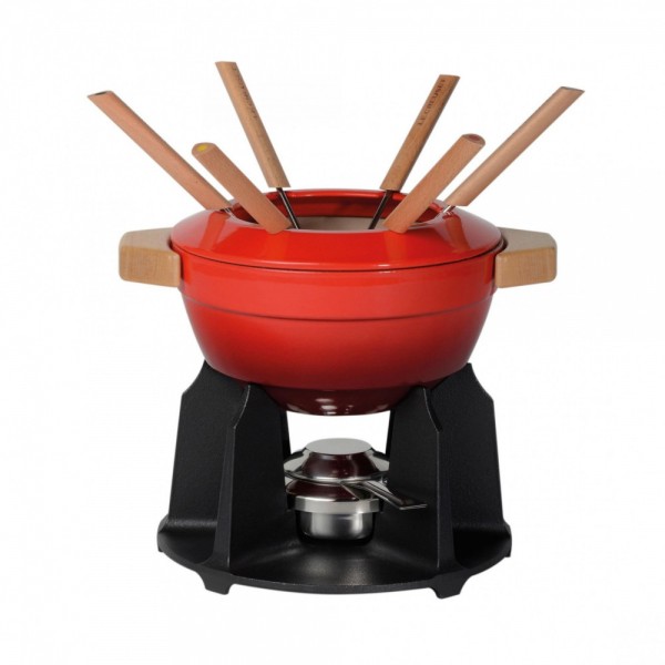 Le Creuset Fondueset Ofenrot
